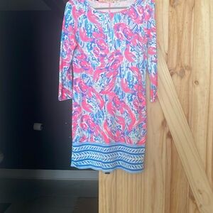 Lilly Pulitzer Pink and Blue Women's Dress